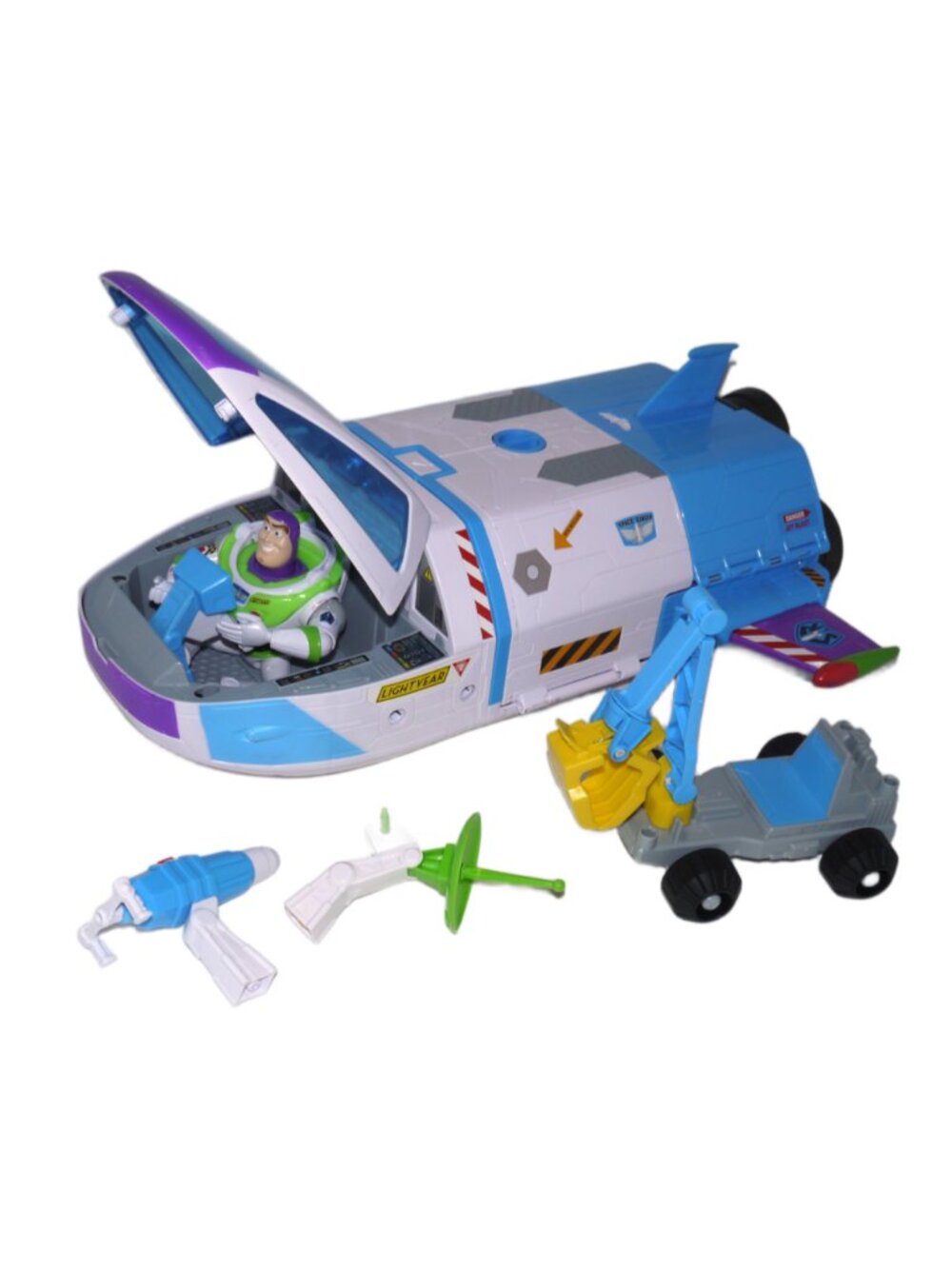 Disney Toy Story Star Command Spaceship with Buzz Lightyear 20" long Mattel 2019